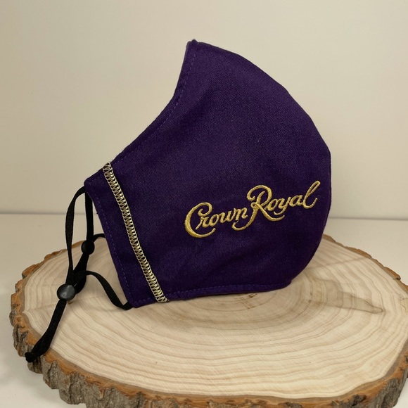Crown Royal Triple Layer Handmade Face Mask - Picture 3 of 7